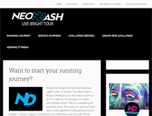 Tablet Screenshot of neondash.com